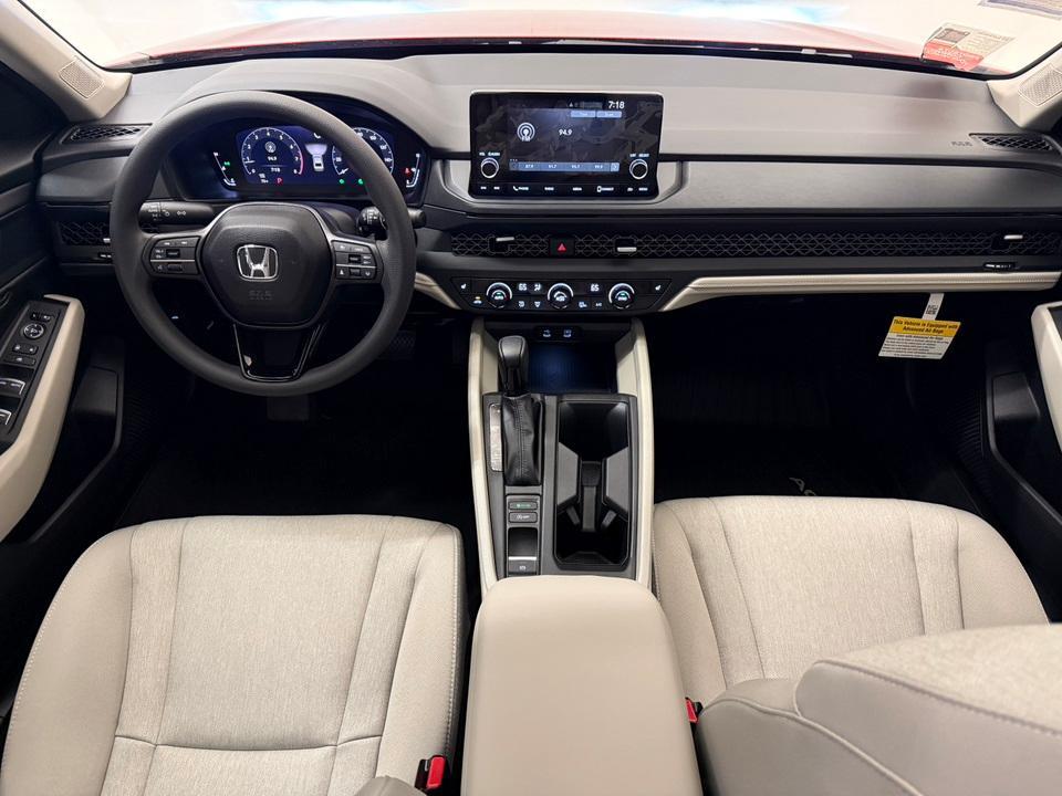 new 2025 Honda Accord car, priced at $30,806