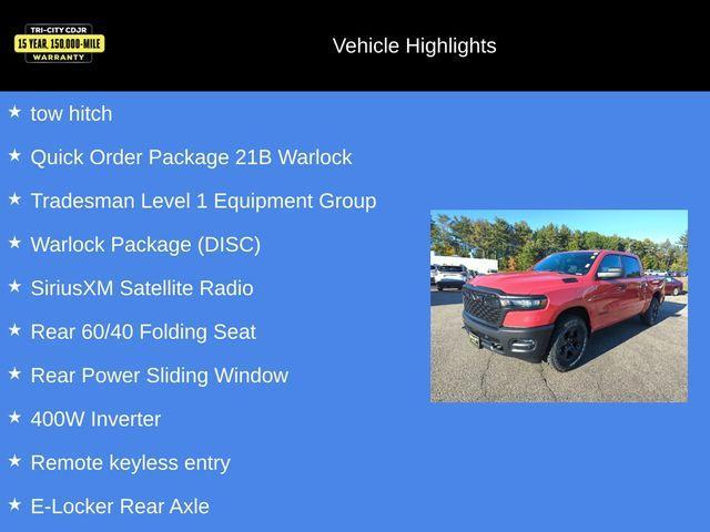 new 2025 Ram 1500 car, priced at $46,970