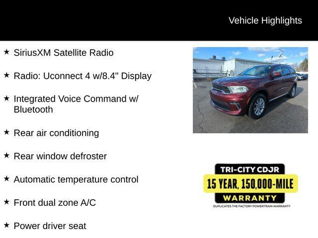 used 2022 Dodge Durango car, priced at $26,400