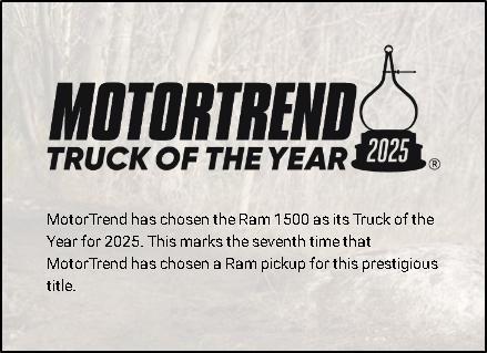 new 2025 Ram 1500 car, priced at $65,070