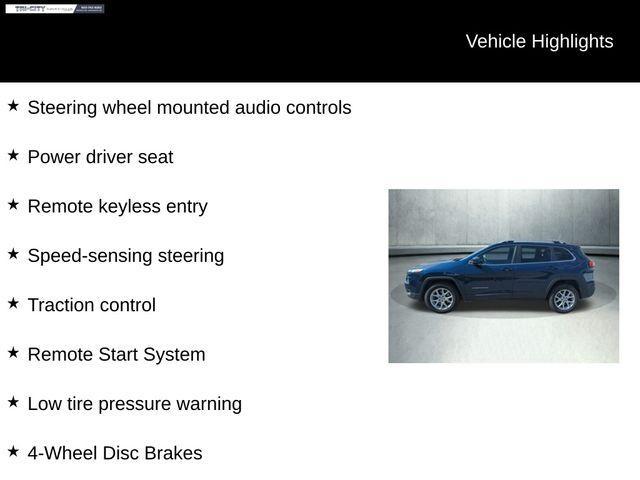 used 2018 Jeep Cherokee car, priced at $13,000