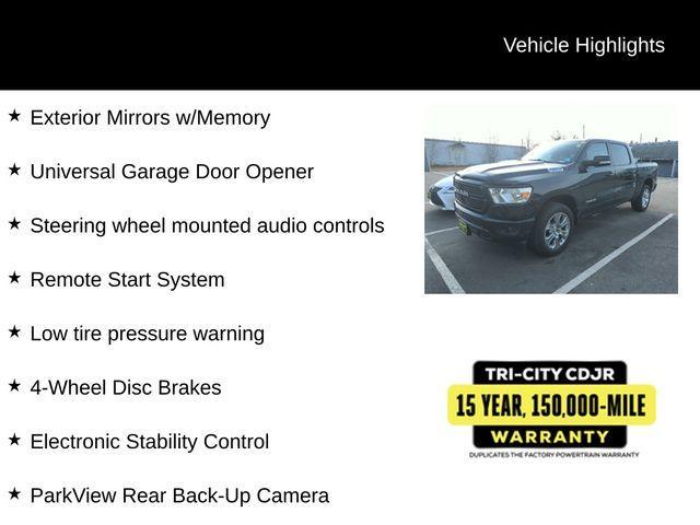 used 2021 Ram 1500 car, priced at $34,800