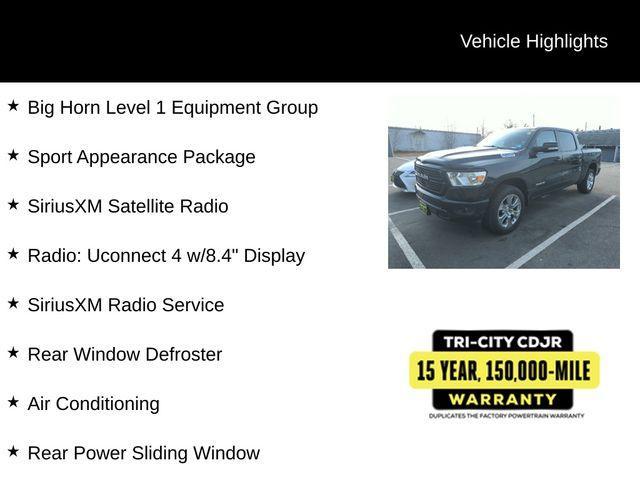 used 2021 Ram 1500 car, priced at $34,800