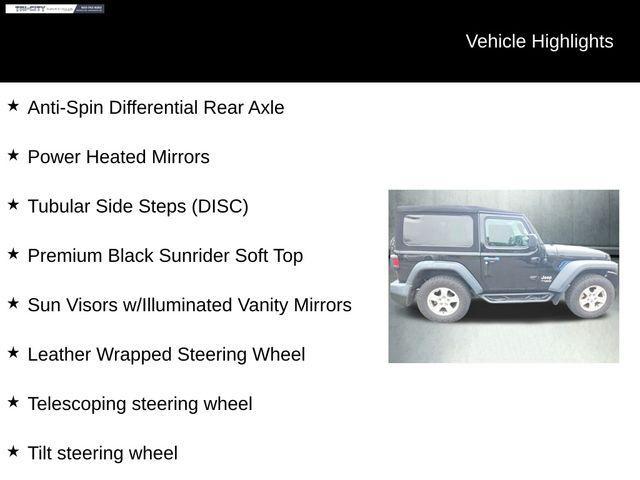 used 2018 Jeep Wrangler car, priced at $24,200