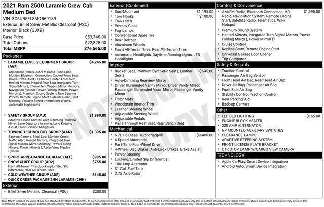 used 2021 Ram 2500 car