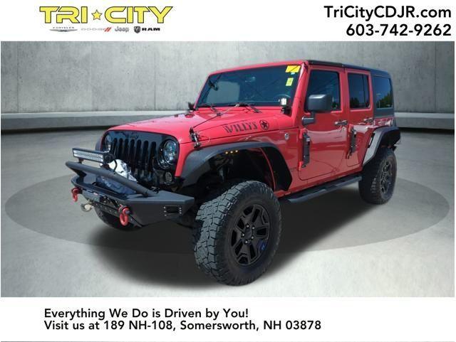 used 2016 Jeep Wrangler Unlimited car, priced at $18,000