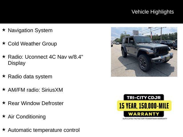 new 2023 Jeep Wrangler 4xe car, priced at $55,699