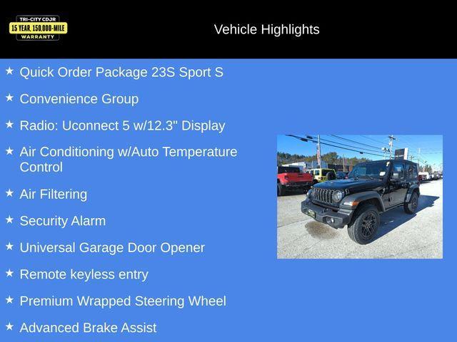 new 2025 Jeep Wrangler car, priced at $36,424