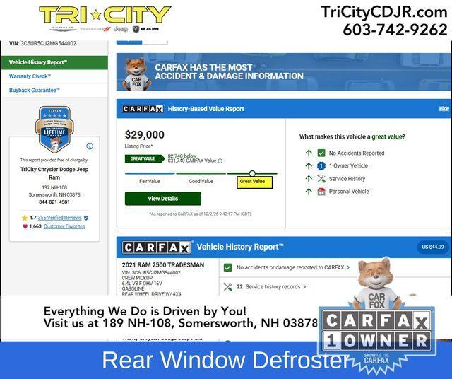 used 2021 Ram 2500 car, priced at $29,000