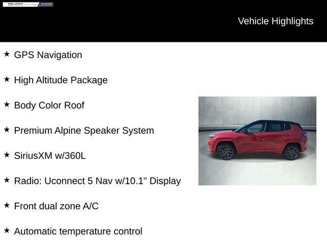 used 2024 Jeep Compass car, priced at $28,900