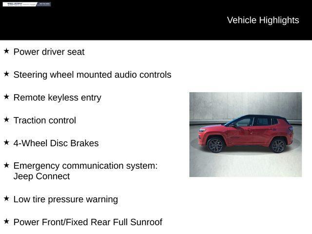 used 2024 Jeep Compass car, priced at $28,900