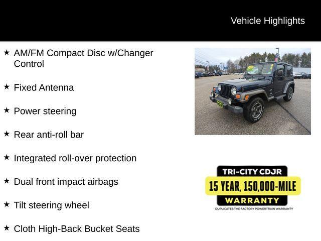 used 2004 Jeep Wrangler car, priced at $12,400