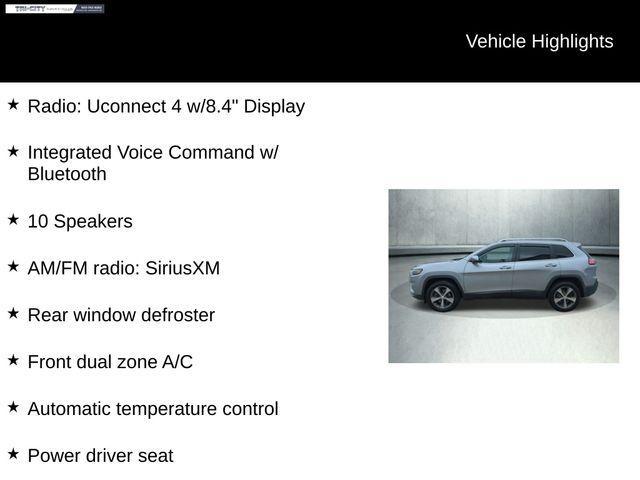 used 2019 Jeep Cherokee car, priced at $20,600