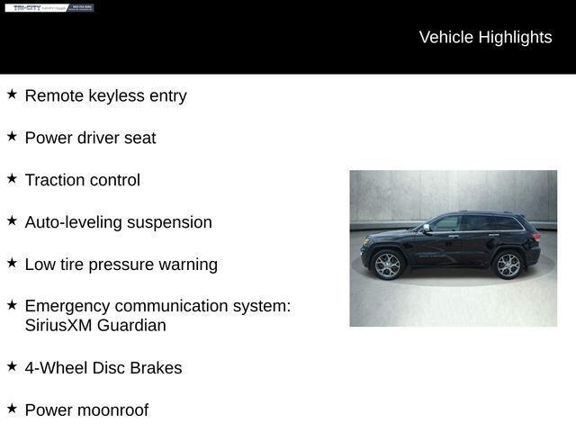 used 2021 Jeep Grand Cherokee car, priced at $29,000