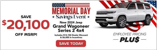 new 2024 Jeep Grand Wagoneer car, priced at $90,000