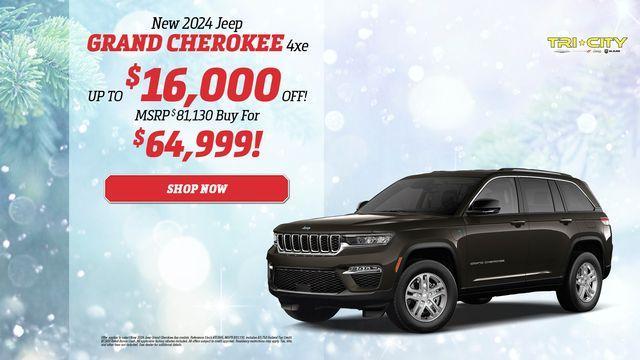 new 2024 Jeep Grand Cherokee 4xe car, priced at $59,827