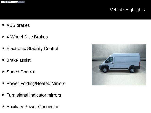used 2017 Ram ProMaster 2500 car, priced at $21,000