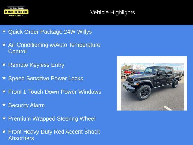 new 2024 Jeep Gladiator car, priced at $44,430