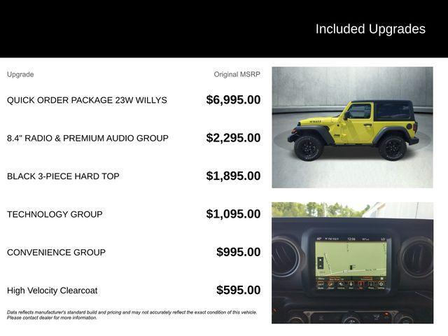 used 2023 Jeep Wrangler car, priced at $30,700