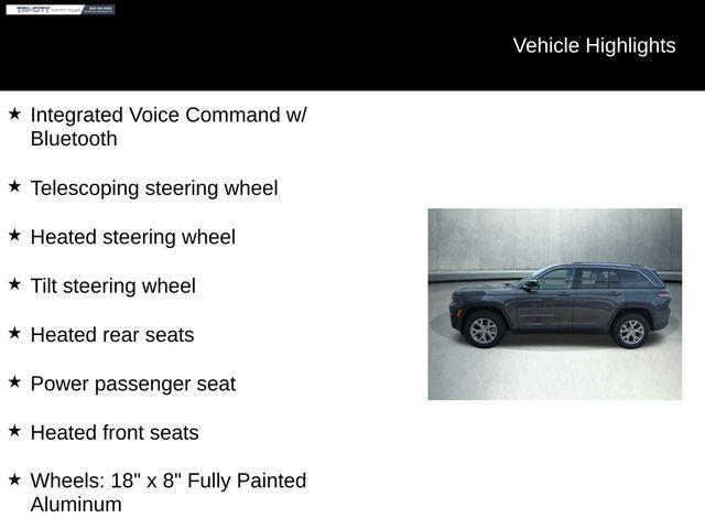 used 2022 Jeep Grand Cherokee car, priced at $34,000