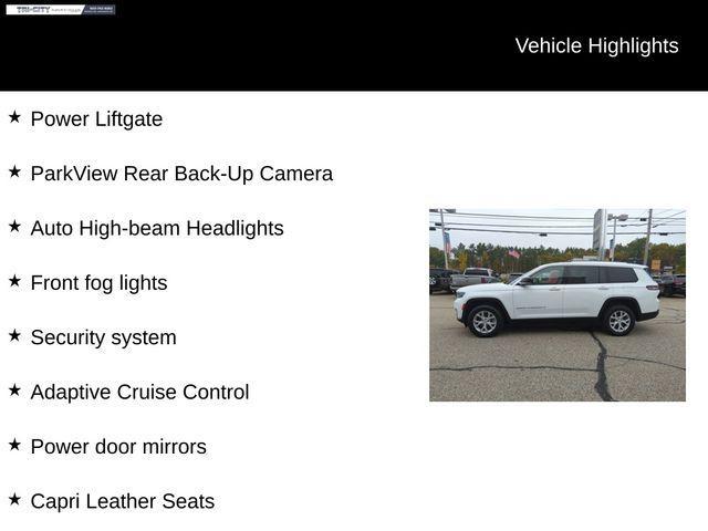used 2021 Jeep Grand Cherokee L car, priced at $30,500