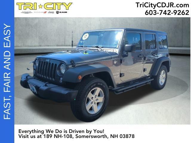 used 2017 Jeep Wrangler Unlimited car, priced at $22,700