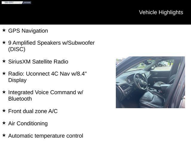 used 2019 Jeep Cherokee car, priced at $17,000