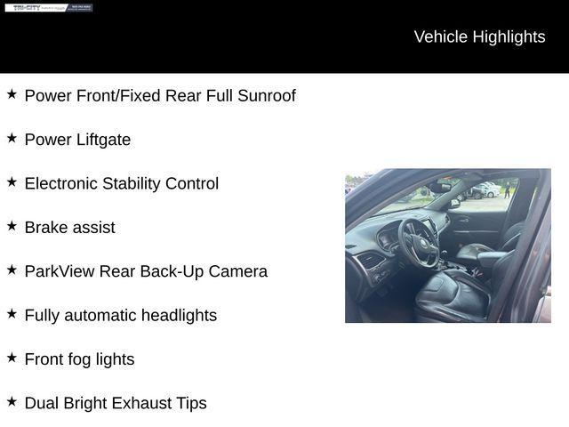 used 2019 Jeep Cherokee car, priced at $17,000