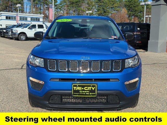 used 2021 Jeep Compass car, priced at $17,000