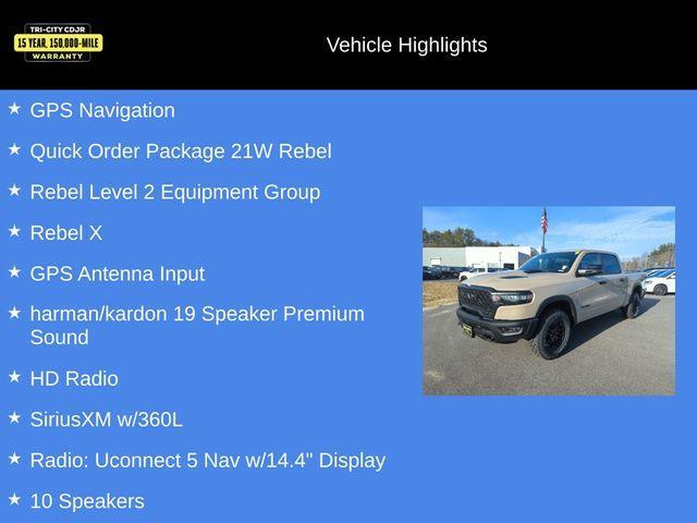 new 2025 Ram 1500 car, priced at $62,156