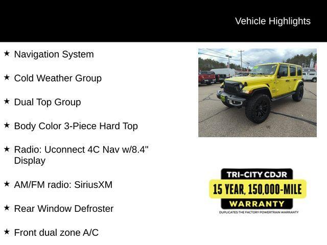 used 2022 Jeep Wrangler Unlimited car, priced at $37,000