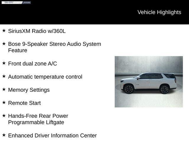 used 2023 Chevrolet Tahoe car, priced at $60,600