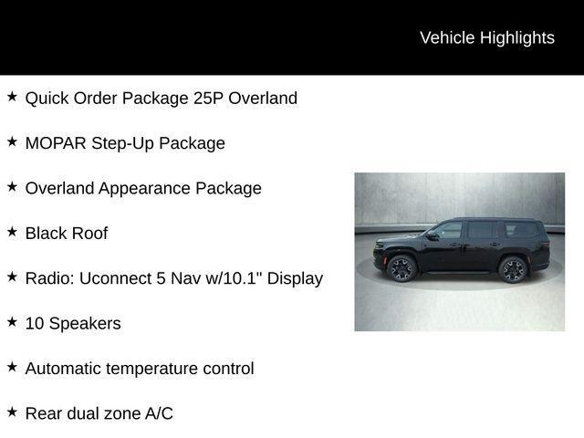 new 2025 Jeep Wagoneer car, priced at $69,737