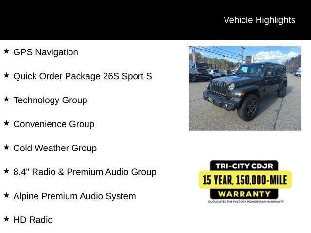 used 2022 Jeep Wrangler Unlimited car, priced at $38,200