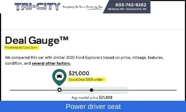 used 2020 Ford Explorer car, priced at $20,000