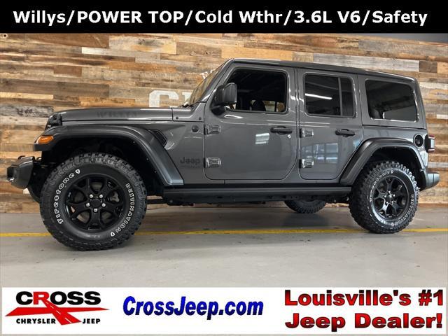 used 2021 Jeep Wrangler car, priced at $30,000