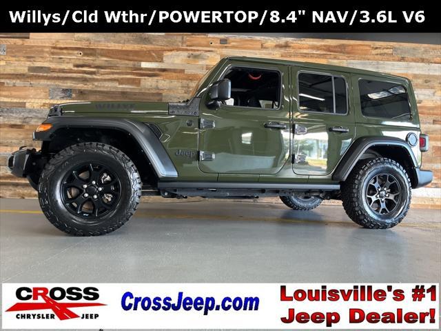 used 2021 Jeep Wrangler car, priced at $34,661