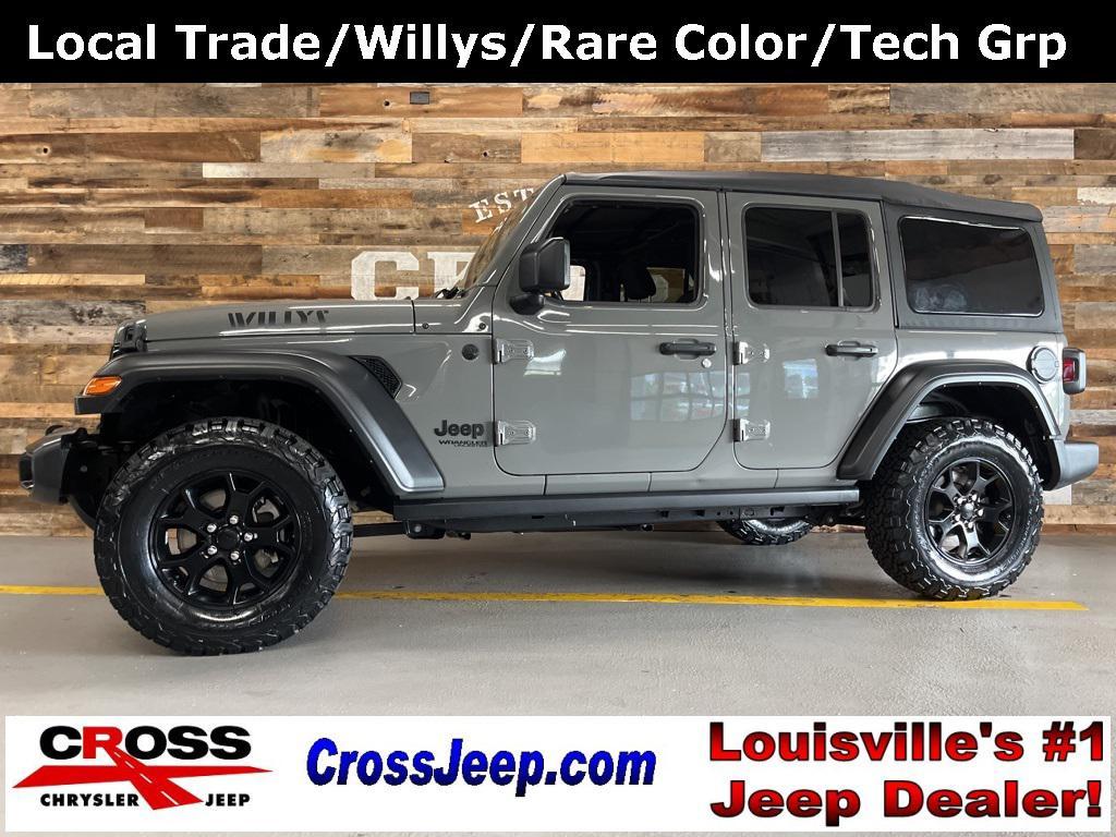 used 2021 Jeep Wrangler car, priced at $29,121