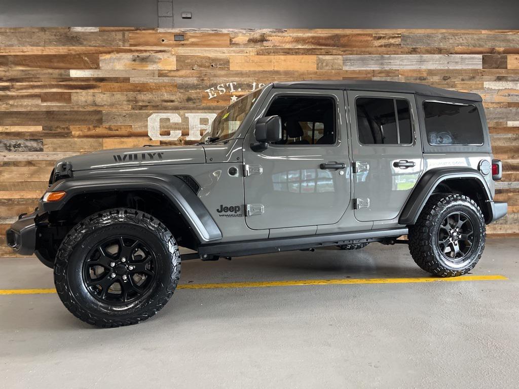 used 2021 Jeep Wrangler car, priced at $29,121