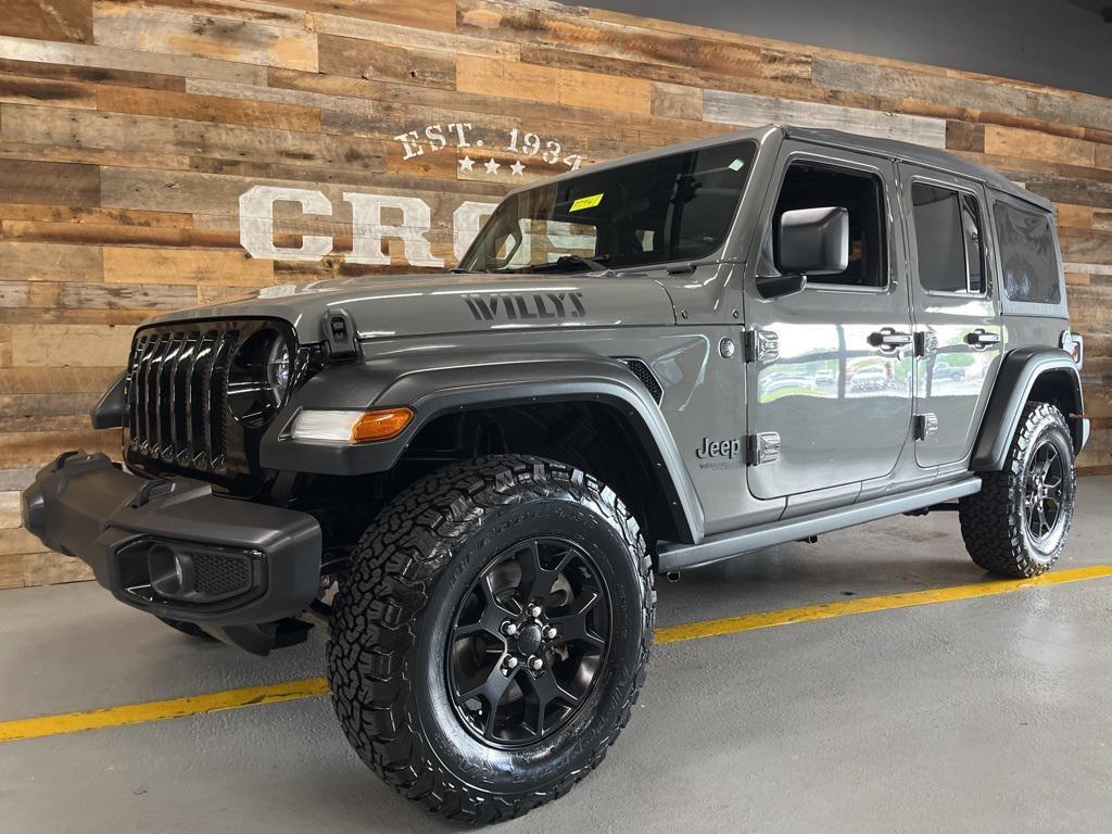 used 2021 Jeep Wrangler car, priced at $29,121