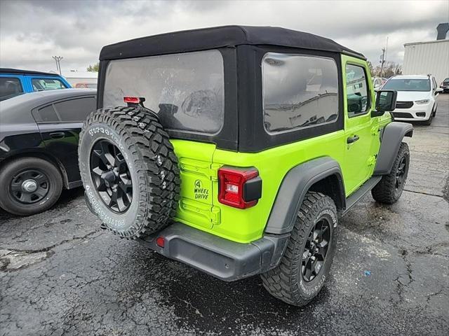 used 2021 Jeep Wrangler car, priced at $31,296