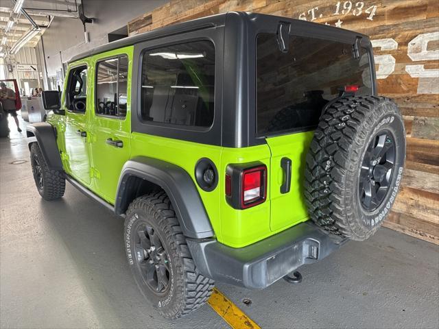used 2021 Jeep Wrangler car, priced at $36,000