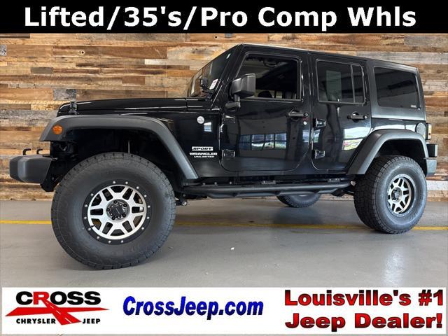 used 2016 Jeep Wrangler Unlimited car, priced at $17,500