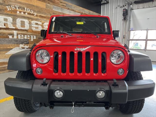 used 2016 Jeep Wrangler Unlimited car, priced at $28,284