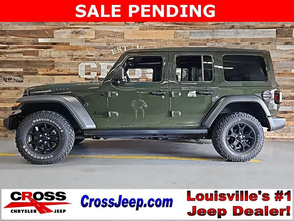 used 2022 Jeep Wrangler car, priced at $33,009