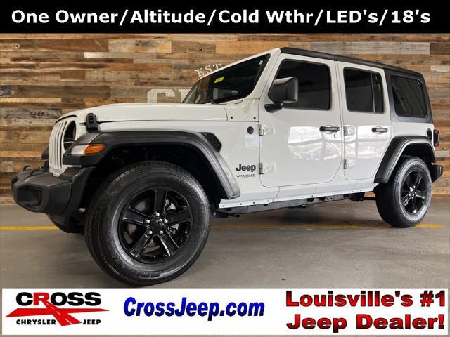 used 2022 Jeep Wrangler Unlimited car, priced at $32,108