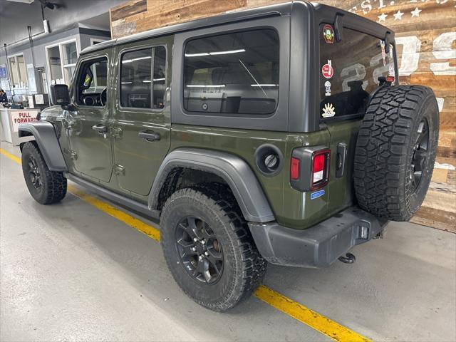 used 2021 Jeep Wrangler car, priced at $34,100