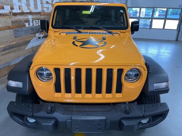 used 2021 Jeep Wrangler Unlimited car, priced at $34,154