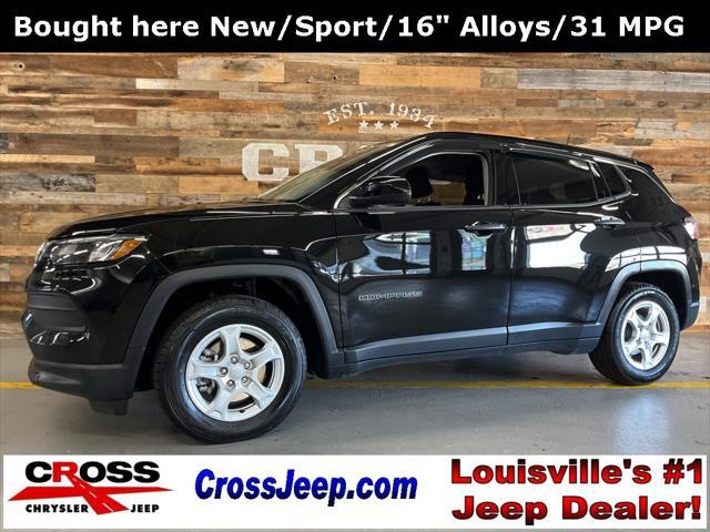 used 2022 Jeep Compass car, priced at $19,617