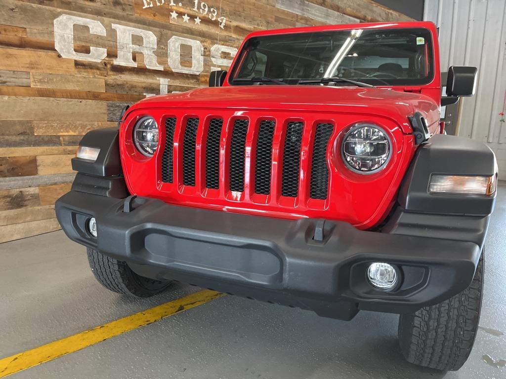 used 2022 Jeep Wrangler car, priced at $30,000